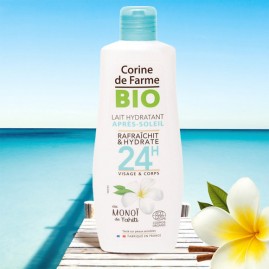 Lait bio apres solaire visage et corps corine de farme 200ml