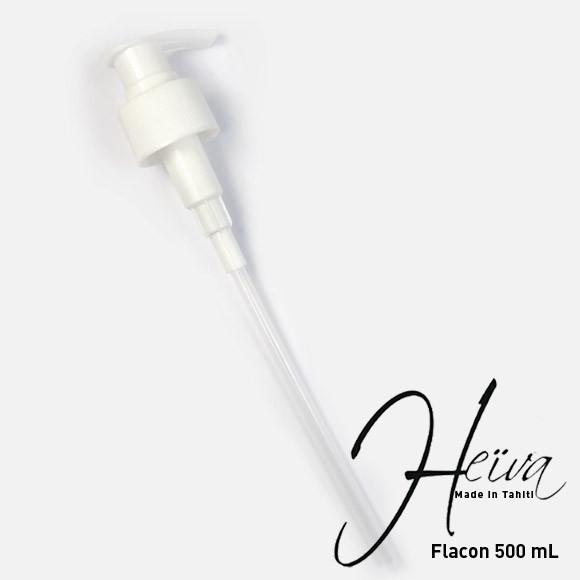 Pompe doseuse pour flacon 500ml monoi heiva tahiti Pompe doseuse pour flacon 500ml monoi heiva tahiti