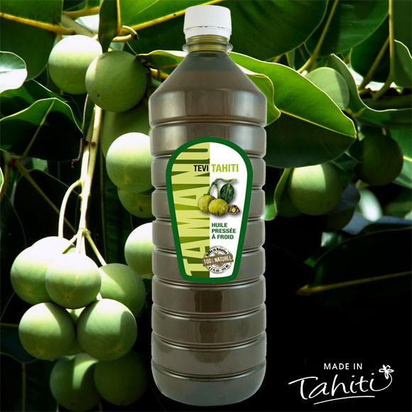 Huile vierge de tamanu tahiti tevi raiatea 1 litre Huile vierge de tamanu tahiti tevi raiatea 1 litre