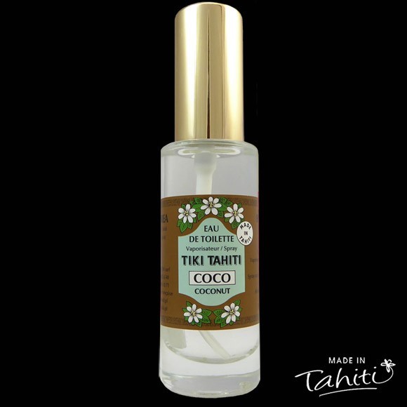 Eau de toilette tiki 30ml parfum coco tahiti  spray