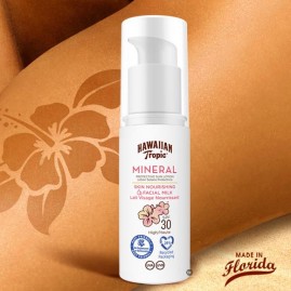 Lait mineral protection visage 50ml hawaiian tropic spf30