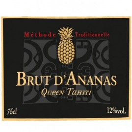 Nouveau brut d'ananas moorea 75cl methode traditionnelle