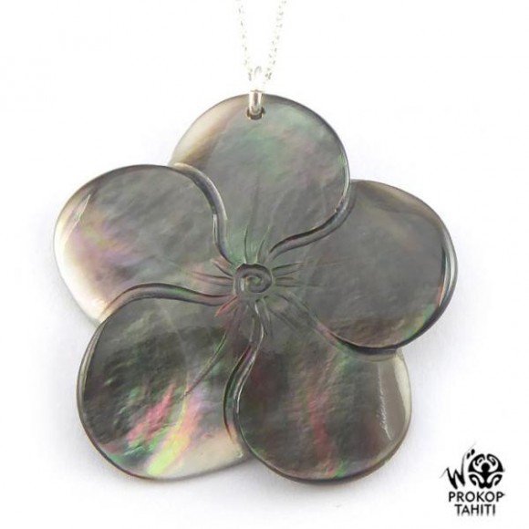 Chaine argent pendentif nacre fleur tahiti prokop 5fg5 Chaine argent pendentif nacre fleur tahiti prokop 5fg5