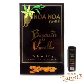 12 biscuits cookies a la vanille noa noa tahiti 215g