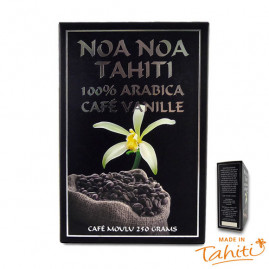 Cafe 100% arabica a la vanille noa noa tahiti 250g