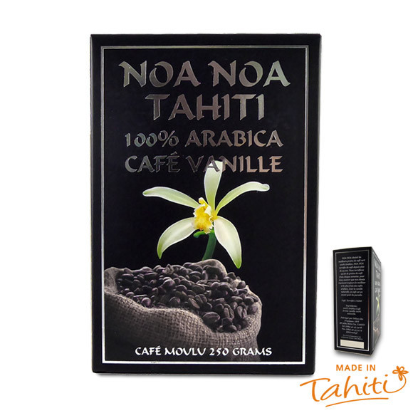 Cafe 100% arabica a la vanille noa noa tahiti 250g Cafe 100% arabica a la vanille noa noa tahiti 250g