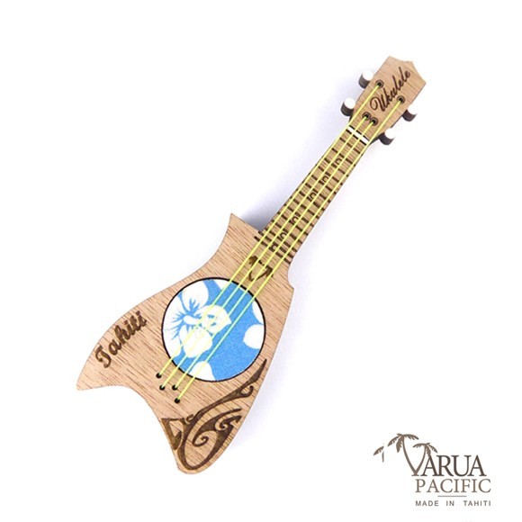 Magnet bois ukulele tahiti bleu varua pacific m7 Magnet bois ukulele tahiti bleu varua pacific m7