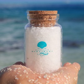 Coffret de sel de bora bora a la noix de coco tahiti