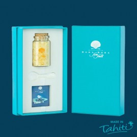 Coffret de sel de bora bora au curcuma gingembre de tahiti