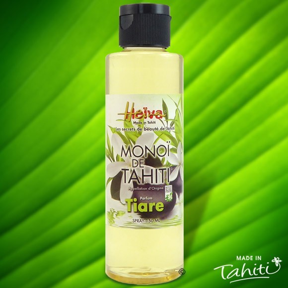 Huile de Monoï Monoï de Tahiti Appellation dOrigine Fleurs de Tiaré Huile  de Support Bio Français Polynésie Bouteille en Verre Rechargeable Curly  Hair Care -  France