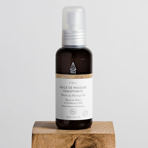 Eq bio huile massage chauffante monoi edelweiss 100ml Eq bio huile massage chauffante monoi edelweiss 100ml
