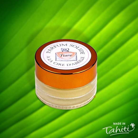 Parfum solide heiva tahiti senteur fleurs de tiare 30g