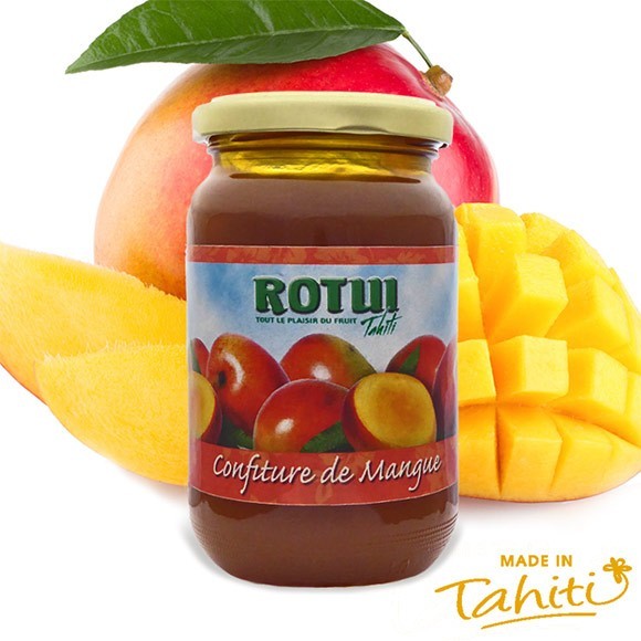 Confiture de mangue tahiti manutea rotui moorea 435g Confiture de mangue tahiti manutea rotui moorea 435g