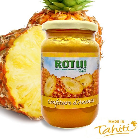 Confiture d'ananas tahiti manutea rotui moorea 430g Confiture d'ananas tahiti manutea rotui moorea 430g