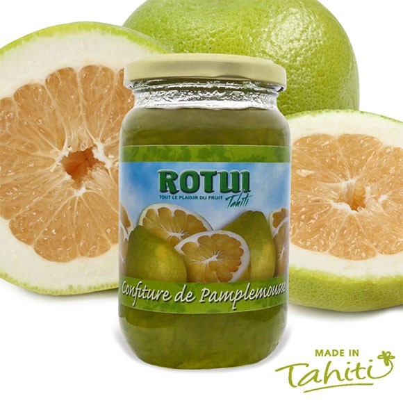 Confiture pamplemousse vert manutea rotui 465g Confiture pamplemousse vert manutea rotui 465g