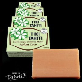 4 savons surgras monoi tiki tahiti parfum coco 130g