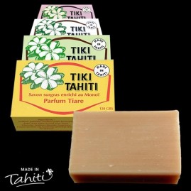 4 savons surgras monoi tiki tahiti 4 parfums 130g