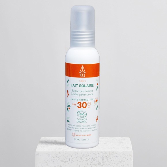 Eq bio lait solaire 100ml visage corps protection spf30 Eq bio lait solaire 100ml visage corps protection spf30