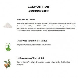 Eq bio lait solaire 100ml visage corps protection spf30