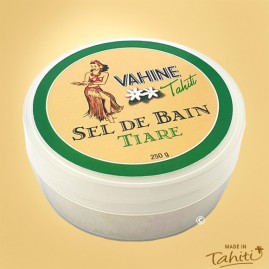 Sels de bain monoi vahine tahiti parfum tiare 250g