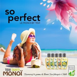 Tropical mix box 4 monoi tevi tahiti 60ml 4 parfums