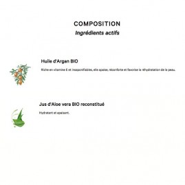 Eq bio lait hydratant apres solaire corps et visage 100ml
