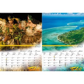 Calendrier tahiti et ses iles 2023 le classique a4