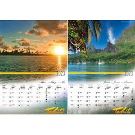 Calendrier tahiti et ses iles 2023 le pocket a6