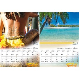 Calendrier tahiti et ses iles 2023 le classique a5