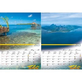 Calendrier tahiti et ses iles 2023 le classique a5