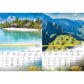 Calendrier tahiti et ses iles 2023 le classique a5