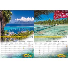 Calendrier tahiti et ses iles 2023 le classique a5