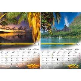 Calendrier tahiti et ses iles 2023 escapade de reve a5