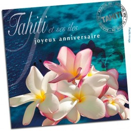 Carte prestige anniversaire tahiti et ses iles a1881