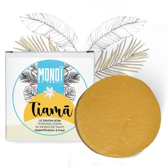 Savon surgras bio 30% monoi de tahiti tiama 90g