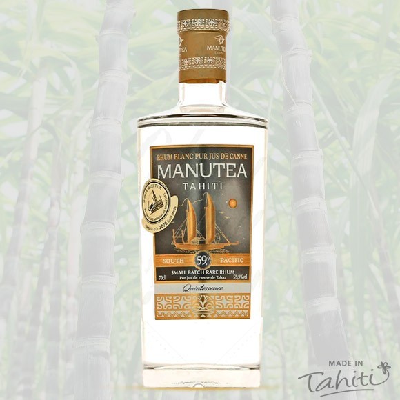 Rhum vanille de tahiti 44 manutea tahiti 70cl