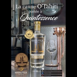 Rhum blanc agricole 59,9 quintessence manutea tahiti 70cl