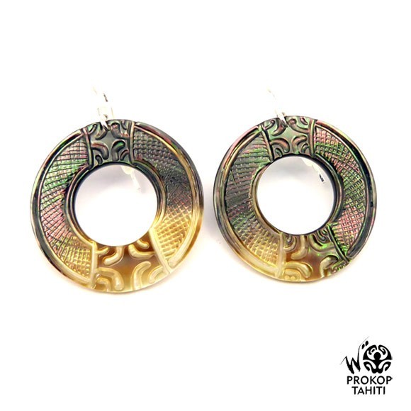 Boucles oreilles argent rondes nacre prokop tahiti brc5 Boucles oreilles argent rondes nacre prokop tahiti brc5