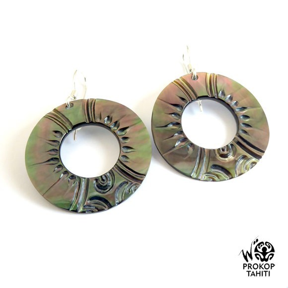 Boucles oreilles argent rondes nacre prokop tahiti brc20 Boucles oreilles argent rondes nacre prokop tahiti brc20