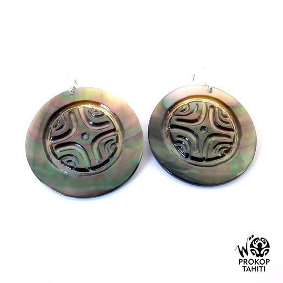 Boucles oreilles argent rondes nacre prokop tahiti bnb5 Boucles oreilles argent rondes nacre prokop tahiti bnb5