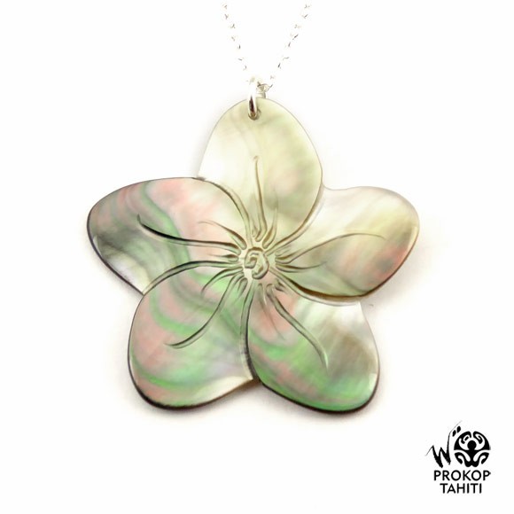 Chaine argent pendentif nacre prokop tipanier tahiti ft24 Chaine argent pendentif nacre prokop tipanier tahiti ft24