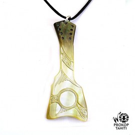 Pendentif yukulele argent