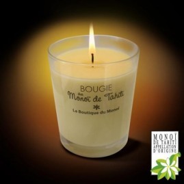 Bougie parfumee au monoi ao tahiti 180g