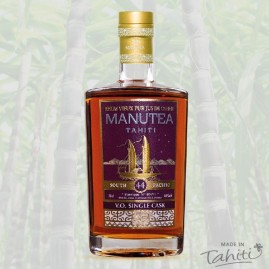 Rhum agricole vieux vo banyuls single cask 44 manutea tahiti 70cl