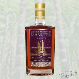 Rhum agricole vieux vo banyuls single cask 44 manutea tahiti 70cl