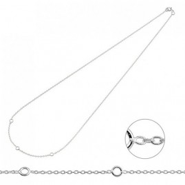 Pendentif 3 keishis de tahiti chaine en argent tt373