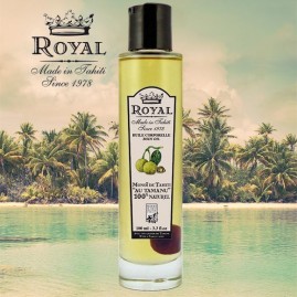 Monoi royal tahiti 100% naturel a l'huile de tamanu verre 100ml