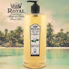Monoi royal tahiti 100% naturel non parfume flacon pro pompe 1l