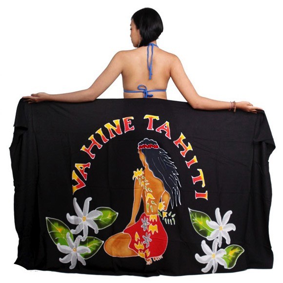 Pareo bali art fait main vahine tiare tahiti 8581-g2 Pareo bali art fait main vahine tiare tahiti 8581-g2