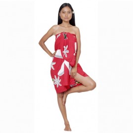 Pareo bali art fait main fleurs de tiare tahiti 8345-b2